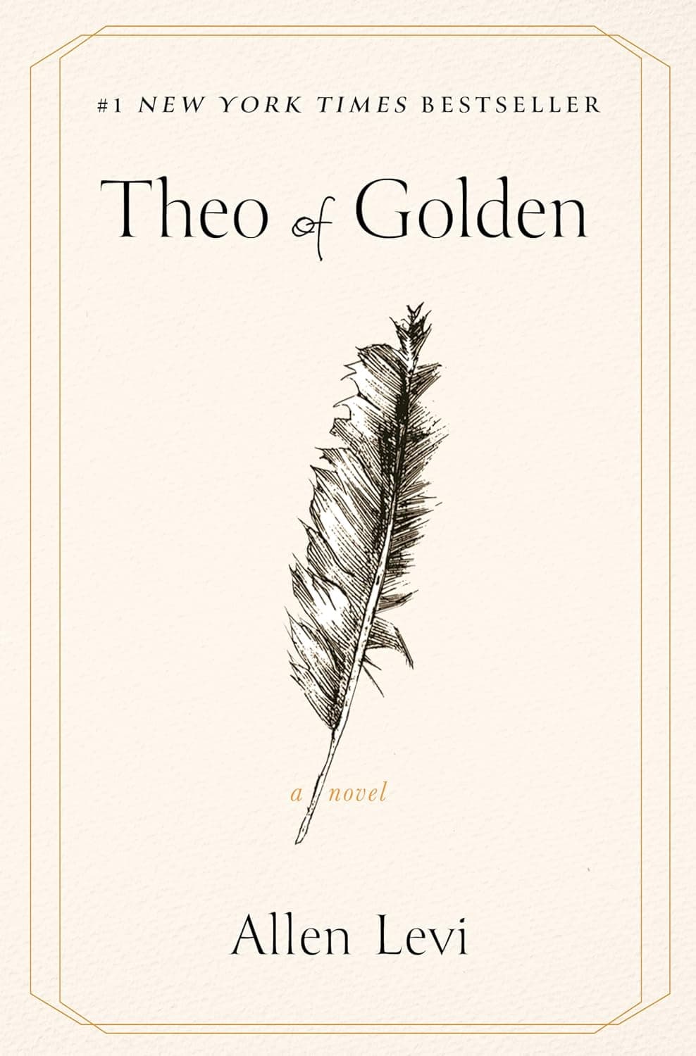 Theo of Golden A Novel by Allen Levi Hardcover Book Cover