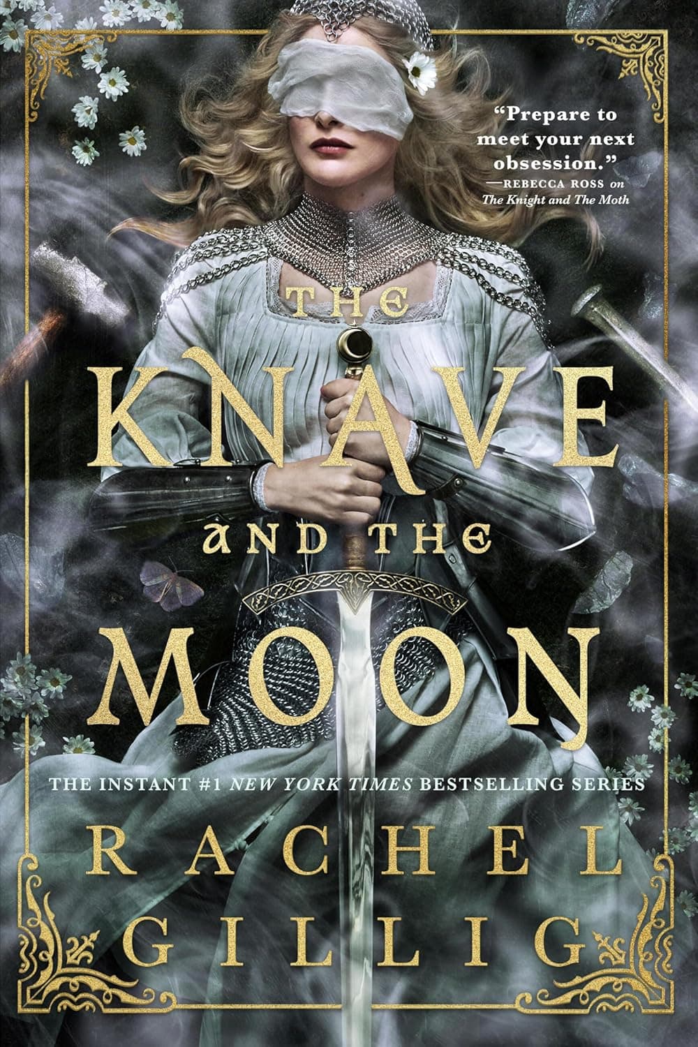 The Knave and the Moon by Rebecca Ross Stonewater Kingdom Hardcover Book Cover